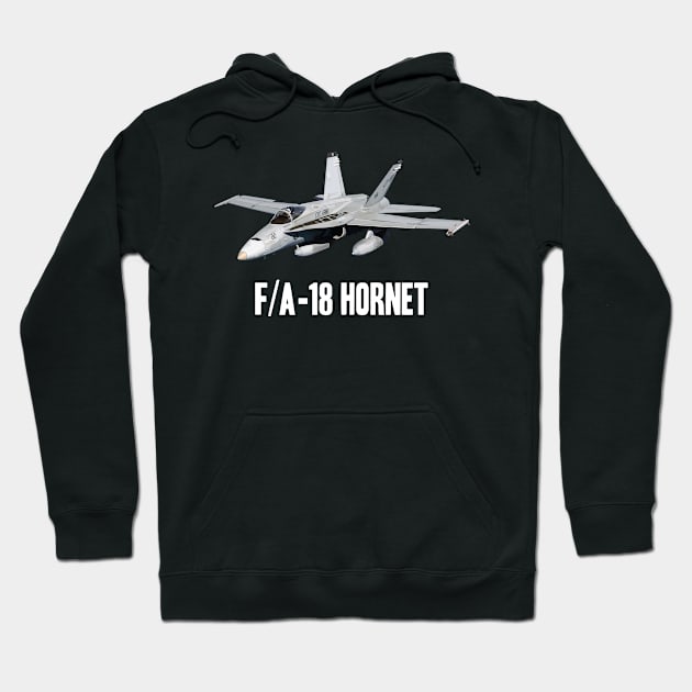 F18 Hornet design Hoodie by KuTees